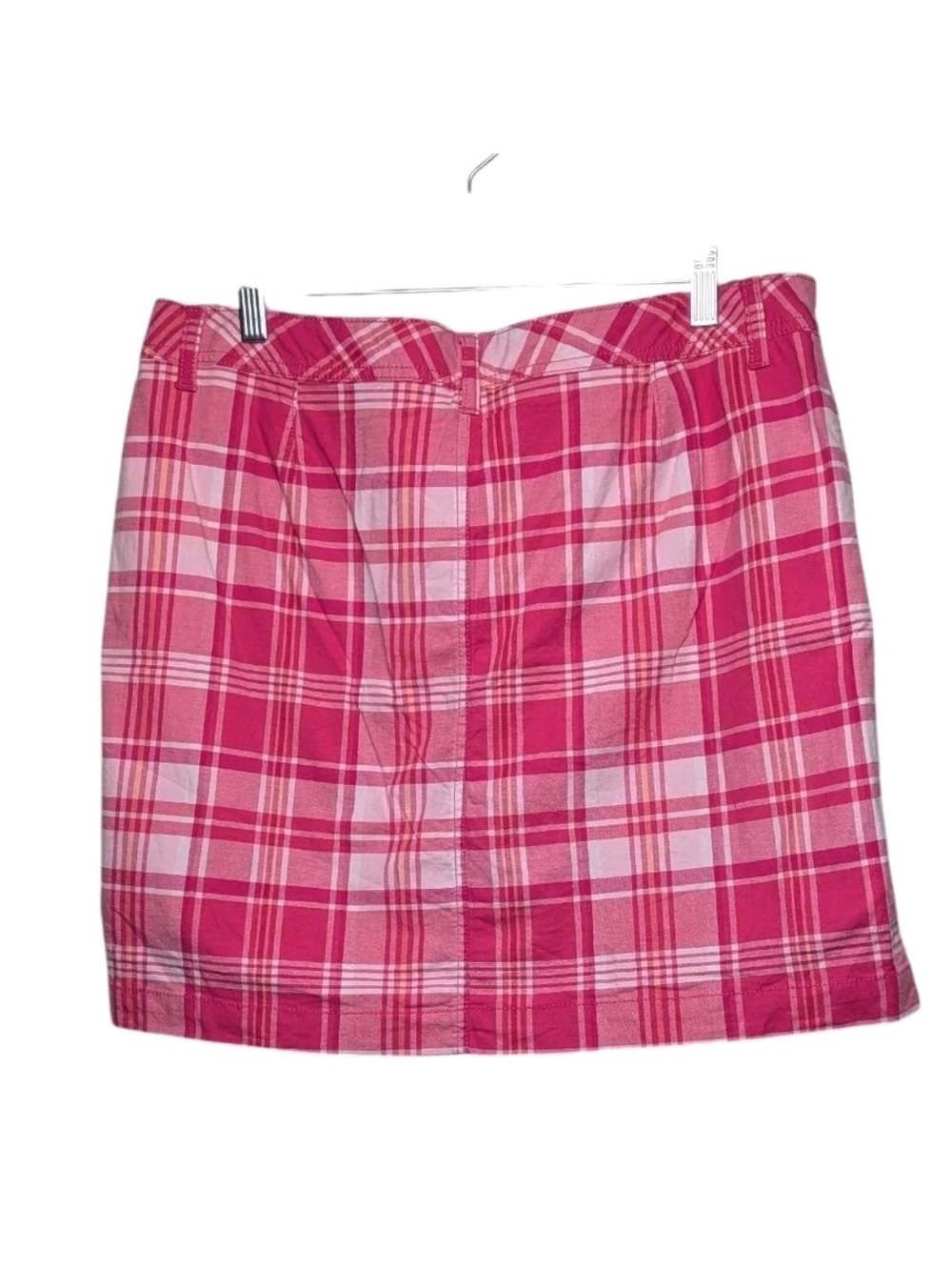 St John's Bay Pink Plaid Women's Skirt New Without Tags - Picture 6 of 7